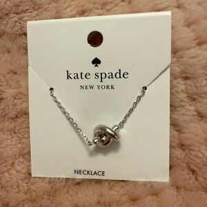 Kate Spade Silver Sailor's Knot Necklace